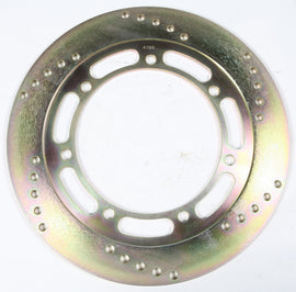 EBC Motorcycle Brakes Standard Brake Rotor 15-4088 showing the vented metal disc with mounting holes for motorcycle braking system.