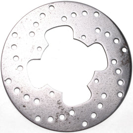 EBC Motorcycle Brakes Standard Rotor 15-6005, durable brake rotor for motorcycles, shown in black with vented design.