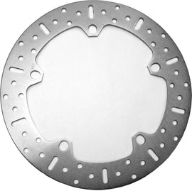 EBC Motorcycle Brakes Street Rotor 15-0652 showing a close-up of the brake rotor with ventilated design and mounting holes