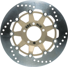 EBC Motorcycle Brakes Street Rotor 15-4014 showing a close-up of the high-performance brake disc for motorcycles.