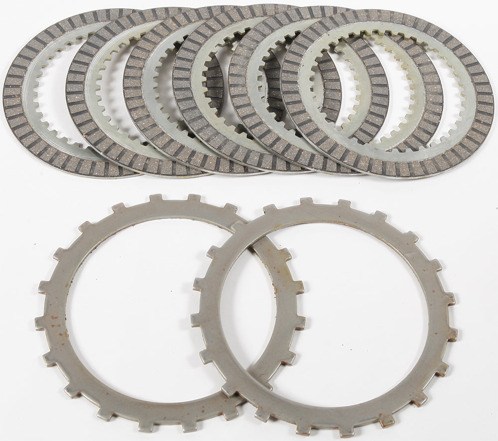 EBC Motorcycle Brakes clutch kit CK3463 with clutch plates and components, designed for motorcycle clutch systems.