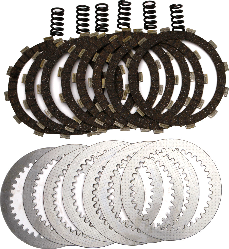 EBC Motorcycle Brakes Clutch Set DRC15 15-1815, including clutch plates and components, for motorcycle clutch system.