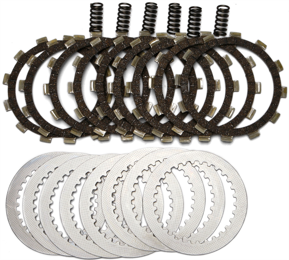 EBC Motorcycle Brakes Dirt Racer Clutch Set DRC119 15-1919 with clutch plates and components on a white background.