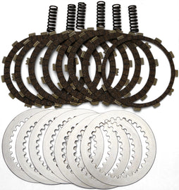 EBC Motorcycle Brakes Dirt Racer Clutch Set DRC128, includes clutch plates and components for dirt bike clutch system.