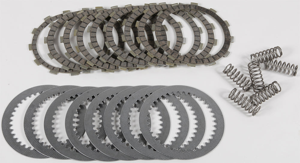 EBC Motorcycle Brakes Dirt Racer Clutch Set DRC137, durable clutch components for dirt bike racing performance.
