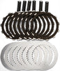 EBC Motorcycle Brakes Dirt Racer Clutch Set DRC164 for dirt bikes, showing clutch plates and components on a white background.