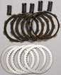 EBC Motorcycle Brakes Dirt Racer Clutch Set DRC180 for dirt bikes, showing clutch plates and components.