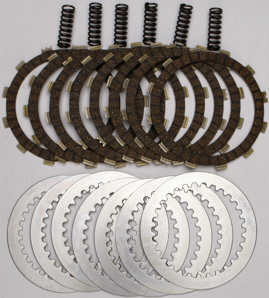 EBC Motorcycle Brakes Dirt Racer Clutch Set DRC195 15-1995 with clutch plates and components for dirt bike racing.