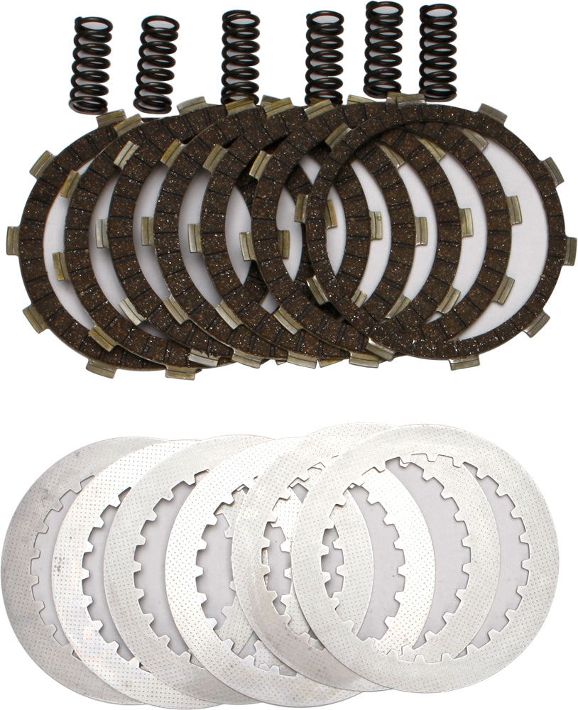 EBC Motorcycle Brakes Dirt Racer Clutch Set DRC280 for off-road motorcycles, includes clutch plates and components.