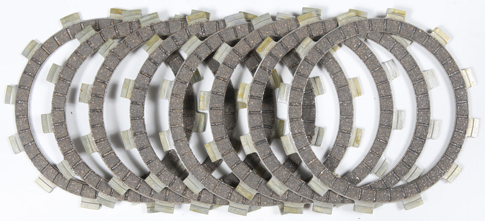 EBC Motorcycle Brakes Redline Clutch Kit CK3356, clutch components with red lining and metallic parts, designed for motorcycle performance.