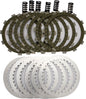 EBC Motorcycle Brakes SRK102 complete clutch kit with clutch plates and components for motorcycle clutch replacement.