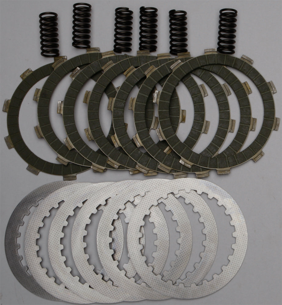 EBC Motorcycle Brakes SRK66 complete clutch kit with clutch plates and components for motorcycle clutch replacement.