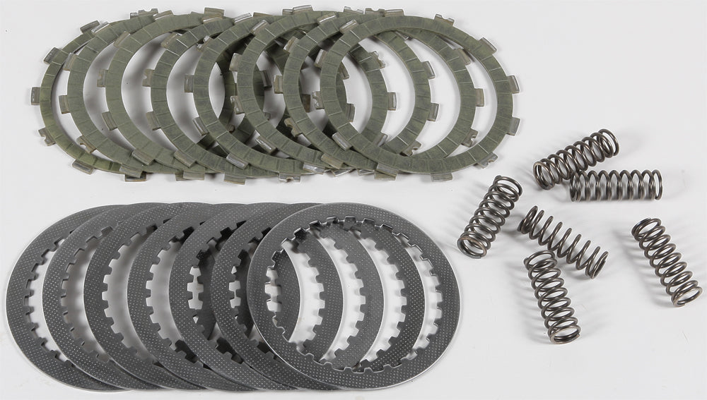 EBC Motorcycle Brakes SRK86 Complete Clutch Kit with clutch plates and components for motorcycle clutch replacement.