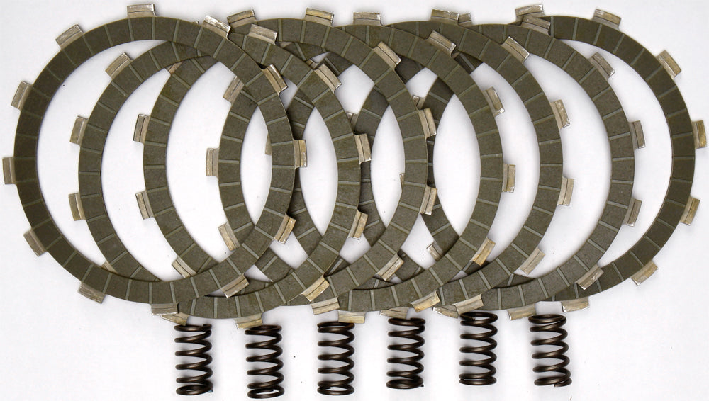 EBC Motorcycle Brakes Street Racer Clutch Kit SRC11, featuring clutch plates and components for high-performance motorcycle clutch systems.