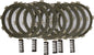 EBC Motorcycle Brakes Street Racer Clutch Kit SRC3 showing clutch plates and components for high-performance motorcycle clutch system