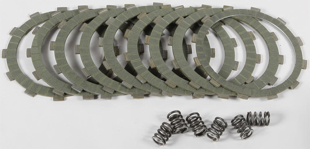 EBC Motorcycle Brakes Street Racer Clutch Kit SRC68 showing clutch plates and components for high-performance motorcycle clutch system
