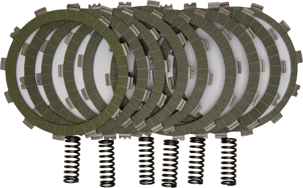 EBC Motorcycle Brakes Street Racer Clutch Kit SRC77 15-18077 showing clutch components for motorcycle performance.