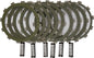 EBC Motorcycle Brakes Street Racer Clutch Kit SRC77 15-18077 showing clutch components for motorcycle performance.