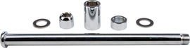HardDrive chrome front axle with hardware for XL and FX models, includes single disk, fits 1973-1977 Harley Davidson motorcycles