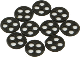 HardDrive 4-hole Viton gasket pack with 10 seals, suitable for plumbing or sealing applications, shown in the image.