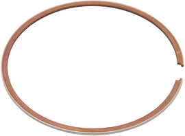 Vertex piston rings for 52.44mm Vertex pistons, close-up of piston rings with branding and metallic finish.