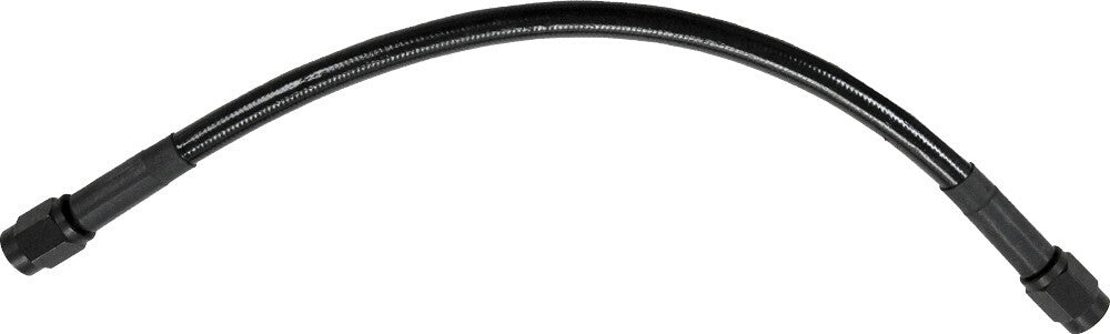 Goodridge Universal Brake Line Ebony 75-inch with metal fittings, designed for automotive brake system installation.