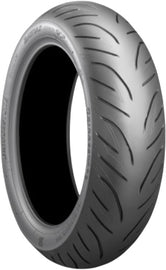 Bridgestone Battlax SC2 rear motorcycle tire 160/60R14 65H radial tire with tread pattern and sidewall markings.