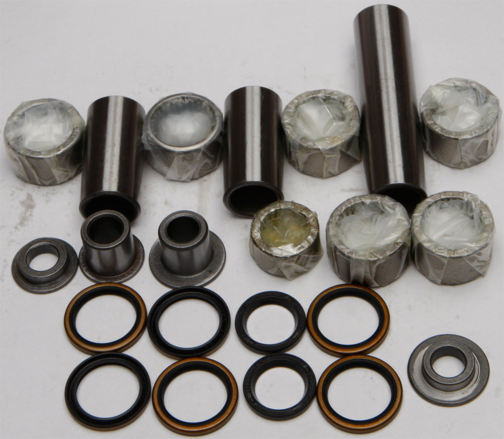 All Balls suspension linkage kit with bearings and seals, showing assembled components for motorcycle or ATV suspension systems.