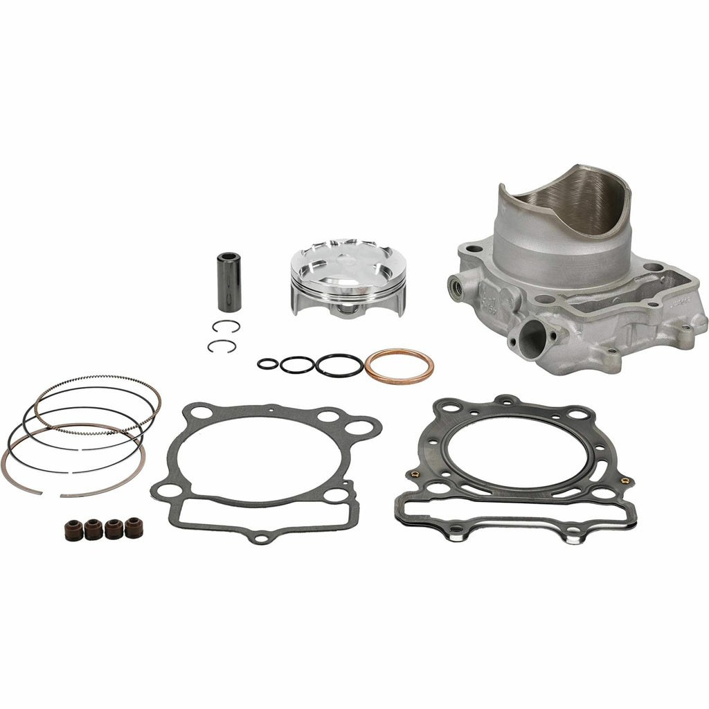 Cylinder Works engine cylinder kit for Suzuki, includes cylinder with 77.00mm bore and 13.75:1 compression ratio, shown in the image.