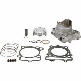 Cylinder Works engine cylinder kit for Suzuki, includes cylinder with 77.00mm bore and 13.75:1 compression ratio, shown in the image.