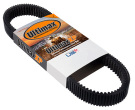 Ultimax Xp Drive Belt 212-487 showing a black rubber belt with reinforced edges, designed for optimal engine performance.