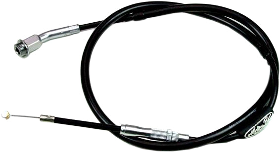 Motion Pro T3 Slidelight clutch cable for motorcycles, showing the black hydraulic control line with metal fittings.