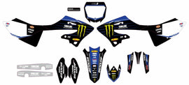 DCOR Complete Kit 22 Star Yam White Bg for Yamaha YZ250, includes Yamaha YZ250 motorcycle parts and accessories.