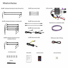 Charger l'image dans la galerie, EcoXGear 2/4 Seater LED kit with controller for audio, visual, and communication setup, designed for outdoor or event use.