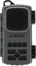 Load image into Gallery viewer, EcoXGear Ecoextreme 2 grey portable Bluetooth speaker with rugged design and waterproof features for outdoor use.