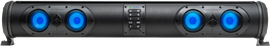EcoXGear Soundextreme 32-inch soundbar providing powerful audio, with sleek design and multiple speaker drivers.