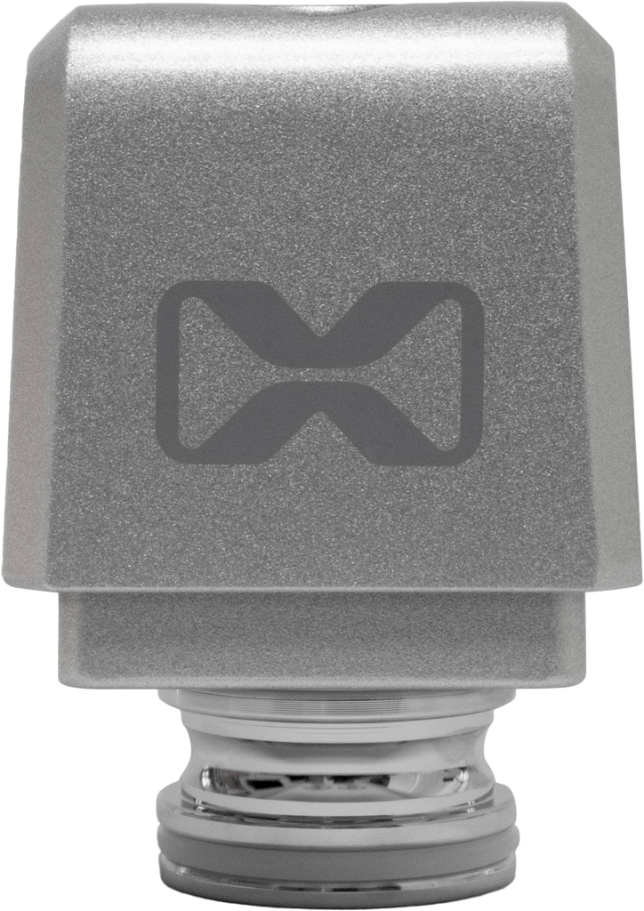 EcoXGear Tower Speaker with a silver 1.0 to 1.5-inch square tube design, ideal for outdoor audio and communication.