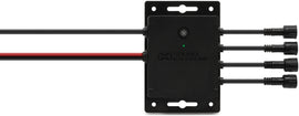 EcoXGear 4-Zone Light Controller for illumination, showing buttons and LED indicators on black device with brand logo.
