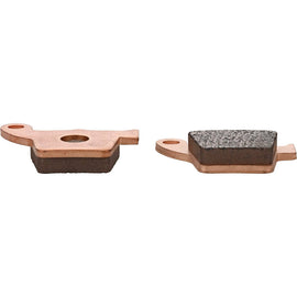 All Balls sintered brake pad kit with metal backing plates and brake pads for motorcycle braking systems.