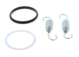 Vertex Exhaust Gasket Kit 682-3152 showing multiple gaskets and seals for motorcycle exhaust system in a close-up view.