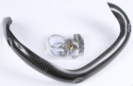 P3 Heat Shield Carbon Fiber exhaust heat shield with textured black finish, designed for P3 670-205072 exhaust system.