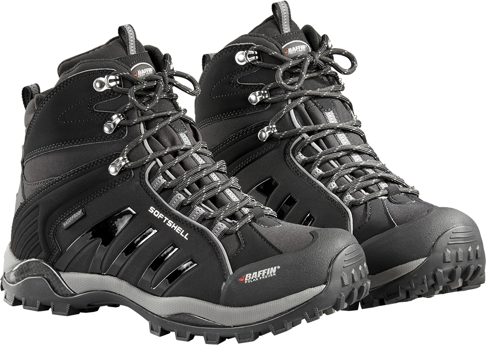 Black Baffin Inc Zone Boot in size 11, featuring rugged design and durable materials suitable for outdoor winter wear.