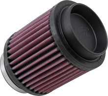 Load image into Gallery viewer, K&amp;N Air Filter 721710 for vehicle, close-up of high-performance air filter with pleated cotton media and durable rubber frame.