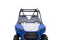 Open Trail Half Windshield 457-0137 for off-road vehicles, featuring clear acrylic and durable mounting hardware.
