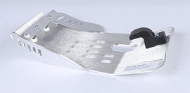 Devol skid plate 60-7017, durable black protective undercarriage shield for off-road vehicle, showing rugged metal construction.