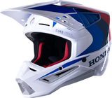 alpine star - Honda S-M5 Helmet White/Blue/Red Glossy Xs - 482-9238XS