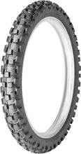Load image into Gallery viewer, Dunlop D606 front motorcycle tire, 90/90-21 size, bias ply street tire with tread pattern suitable for off-road and street riding.