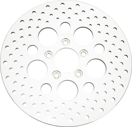 HardDrive rear 11.5-inch polished brake rotor with 2.22-inch ID, designed for vehicle braking systems, shown in the image.