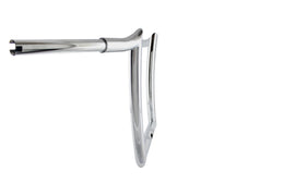 Chrome 10-inch OEM Monkey Bars handlebars for Harley bikes, featuring vintage-style design and precise fitment for `86-95 models.