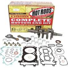 Load image into Gallery viewer, Hot Rods Bottom End Kit 421-HR0214 for engine rebuild, showing engine components and parts in a clean workshop setting.